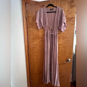 Lulus maxi dress overlay, size xs